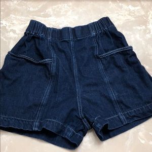UNIQLO High Waisted - Big Pockets Jean Shorts
